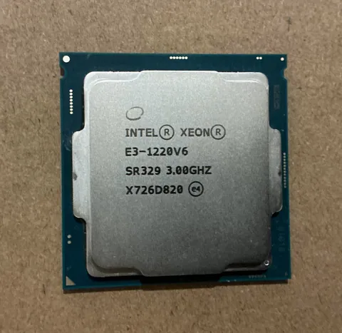 Intel Xeon E3-1220 v6 3.00GHz LGA1151 Quad-Core Server CPU SR329 — Tested